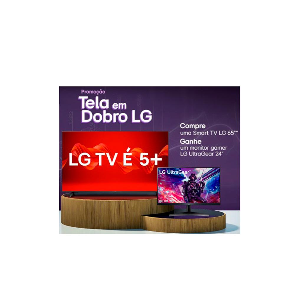 Smart TV LED 65" 4K LG Wi-Fi Bluetooth HDMI Preta