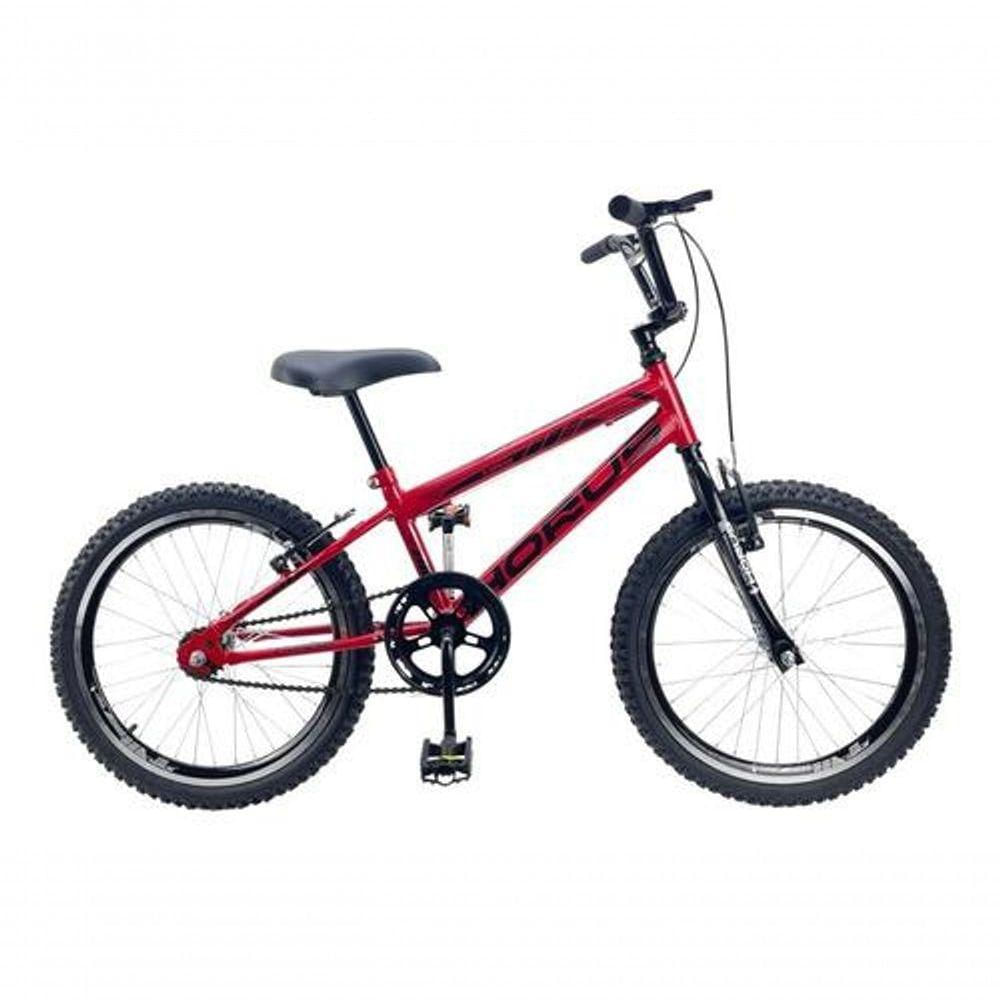 Bicicleta Infantil Aro 20 Bmx Masculina - Cross Vermelho