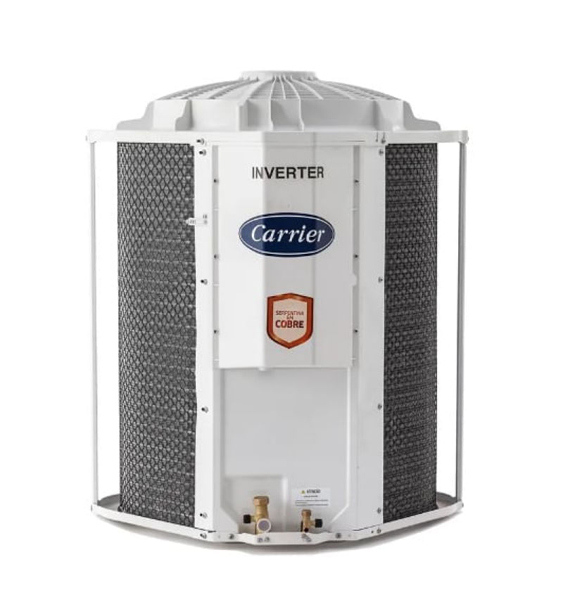 Ar condicionado Split Cassete Carrier Inverter 4 Vias Connect 54.000 Btus Quente e Frio 220v