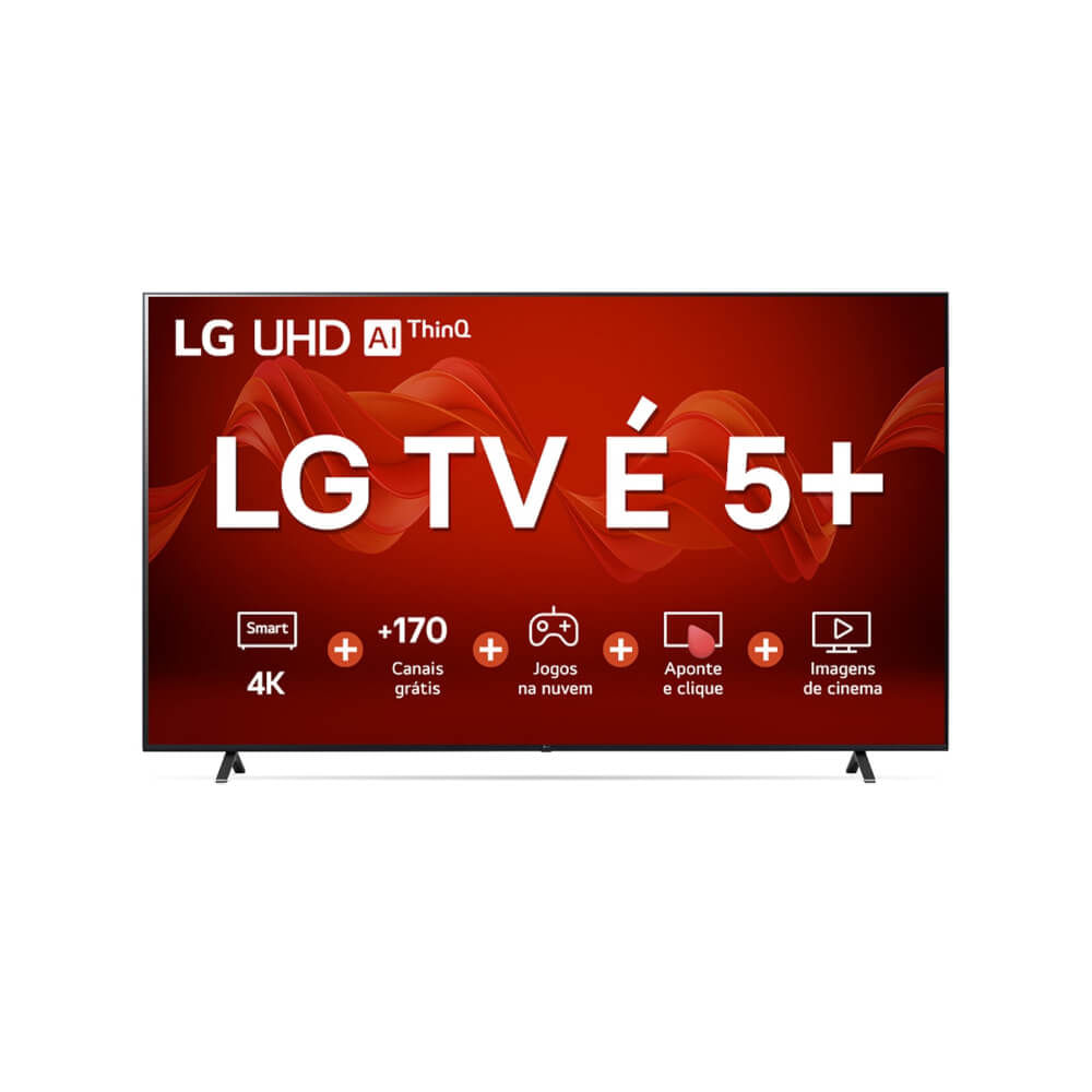 Smart TV LG UHD 55" 4K UR8750 com ThinQ AI e WebOS
