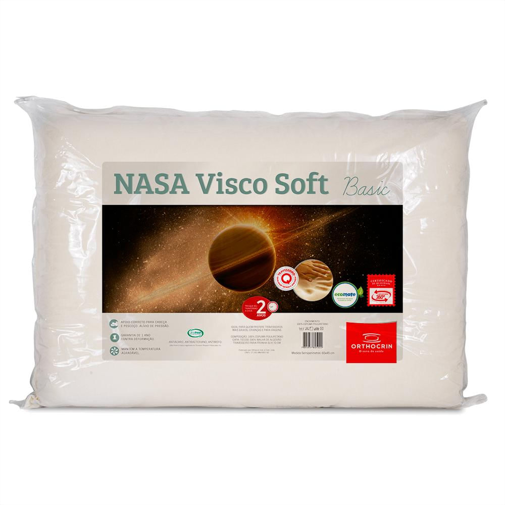Travesseiro Basic Orthocrin NASA Visco Soft (45X65X10)