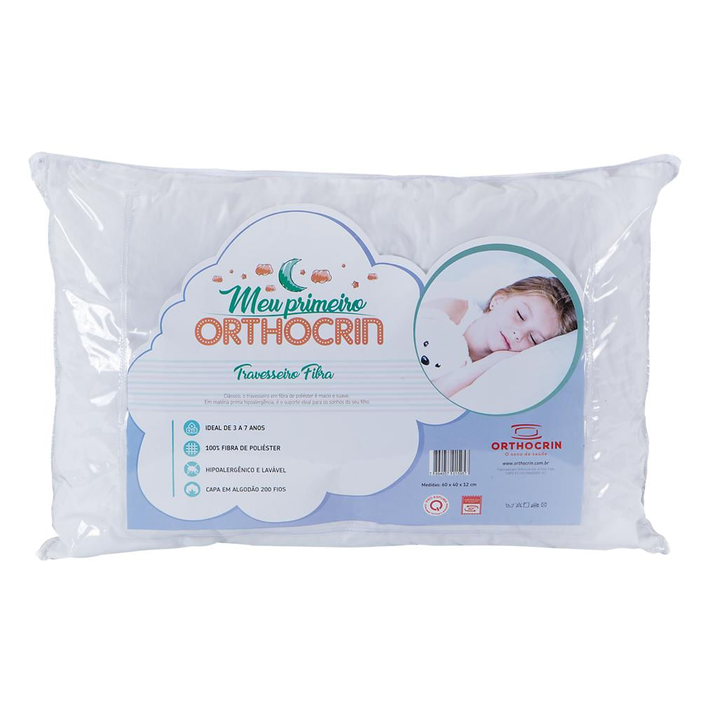 Travesseiro Infantil  Meu Primeiro Orthocrin Fibra