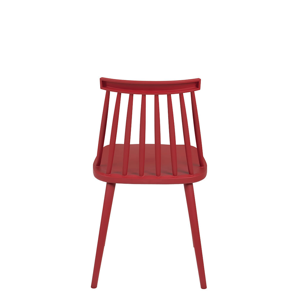 Cadeira Helô Vermelho Marsala