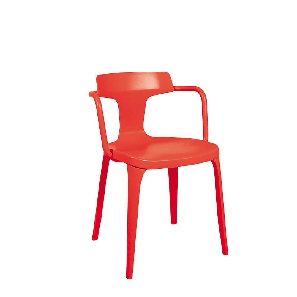 Cadeira Sara Vermelho Flame