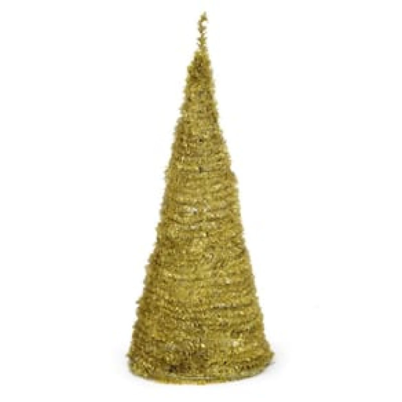 Árvore de Natal Santini Christmas 043-952980 Dourada - 1,20m