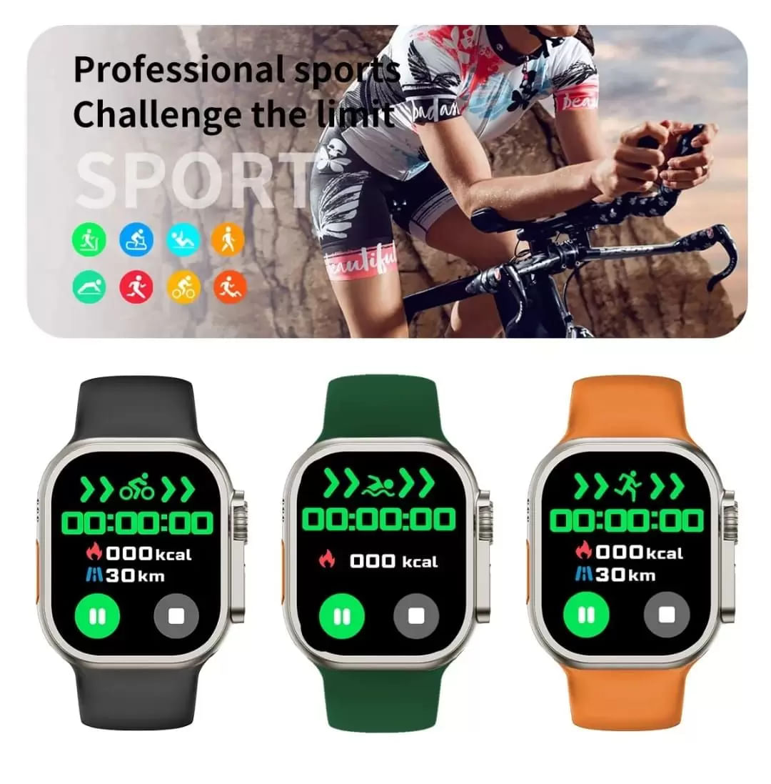 Smartwatch Amax Ultra Watch S/8 Digital 49mm Original Lacrado 2023 - é um Relógio Inteligente com Várias Funcionalidade