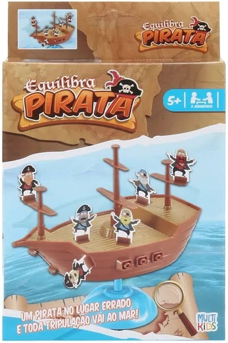 Multikids Jogo Equilibra Pirata