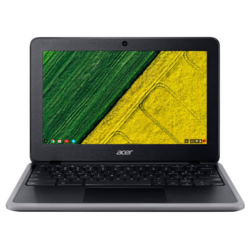 Notebook Acer Chromebook 311 11.6 HD Celeron N4020 4GB LPDDR4 32GB eMMC Chrome OS C733-C3V2 Preto