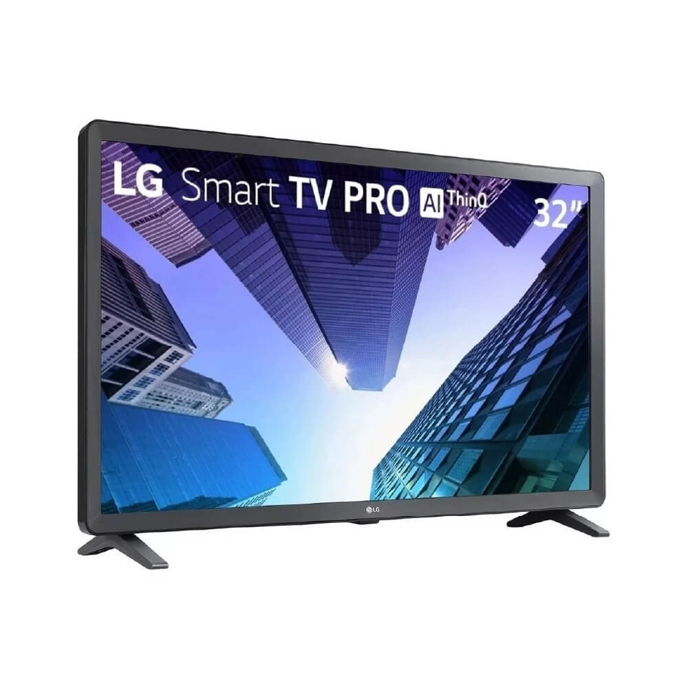 Smart TV LG 32" LED HD 32LQ621CBSB ThinQAI com Conexão Bluetooth