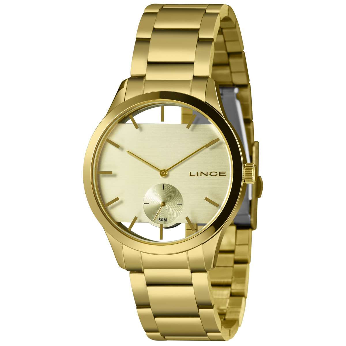 Relógio Lince Feminino Ref: Lrg4730l40 C1kx Fashion Dourado