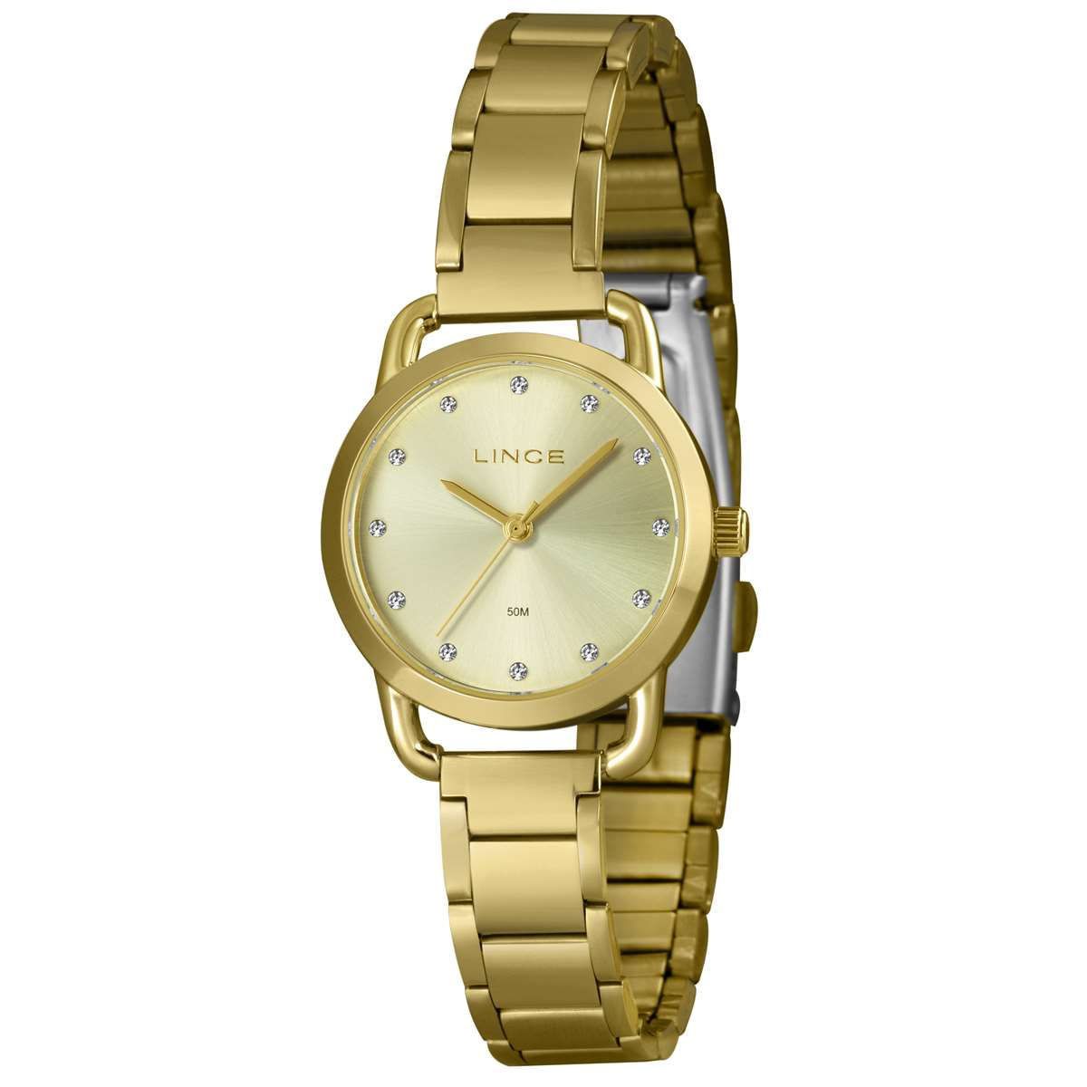 Relógio Lince Feminino Ref: Lrgj153l28 C1kx Casual Dourado