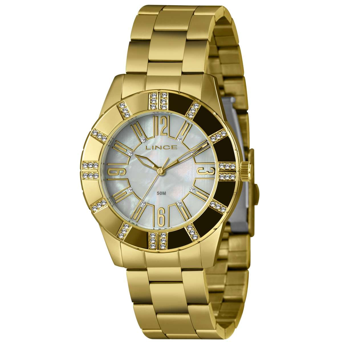 Relógio Lince Feminino Ref: Lrg4732l40 B2kx Casual Dourado