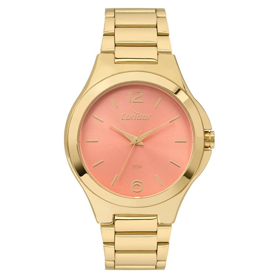 Relógio Condor Feminino Ref: Copc21jel/4t Fashion Dourado
