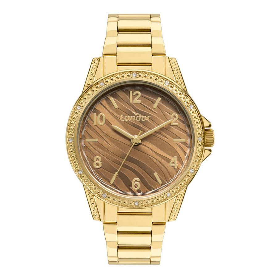 Relógio Condor Feminino Ref: Copc21jgg/4m Fashion Dourado