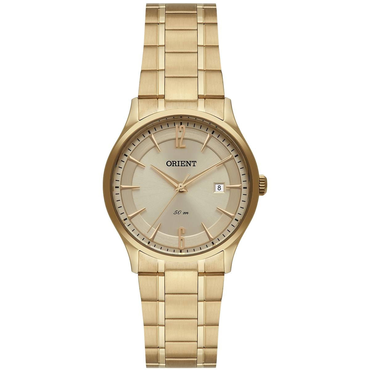 Relógio Orient Feminino Ref: Fgss1233 C2kx Social Dourado