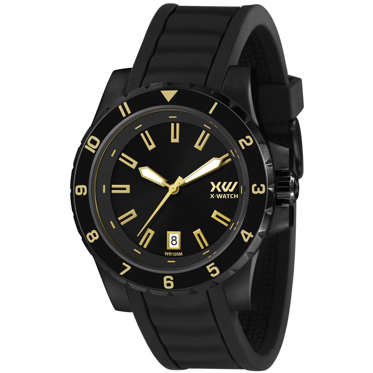 Relógio X-Watch Masculino Ref: Xmnp1010 P1sx Esportivo Black