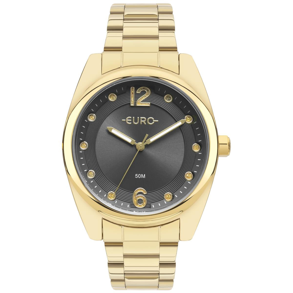 Relógio Euro Feminino Ref: Eu2033bg/4c Fashion Dourado