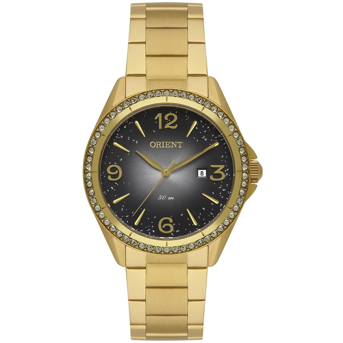 Relógio Orient Feminino Ref: Fgss1243 G2kx Casual Dourado
