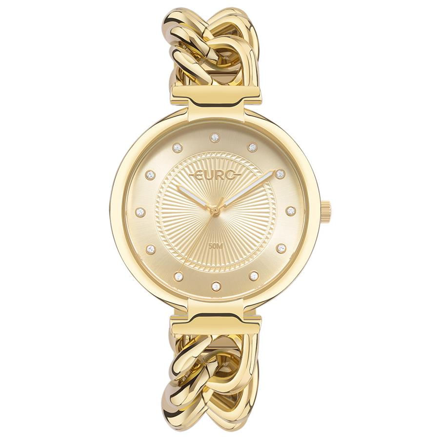 Relógio Euro Feminino Ref: Eu2035ytt/4d Bracelete Dourado
