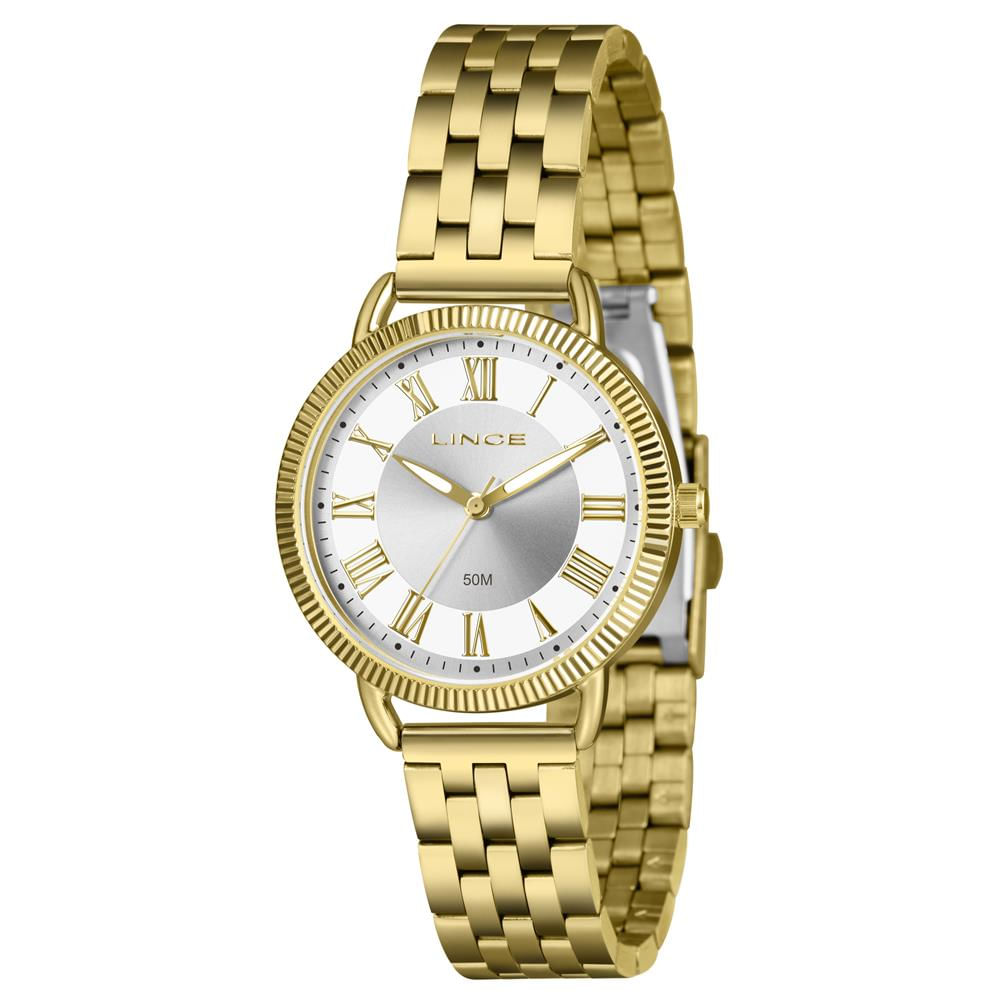 Relógio Lince Feminino Ref: Lrg4811l36 S3kx Casual Dourado