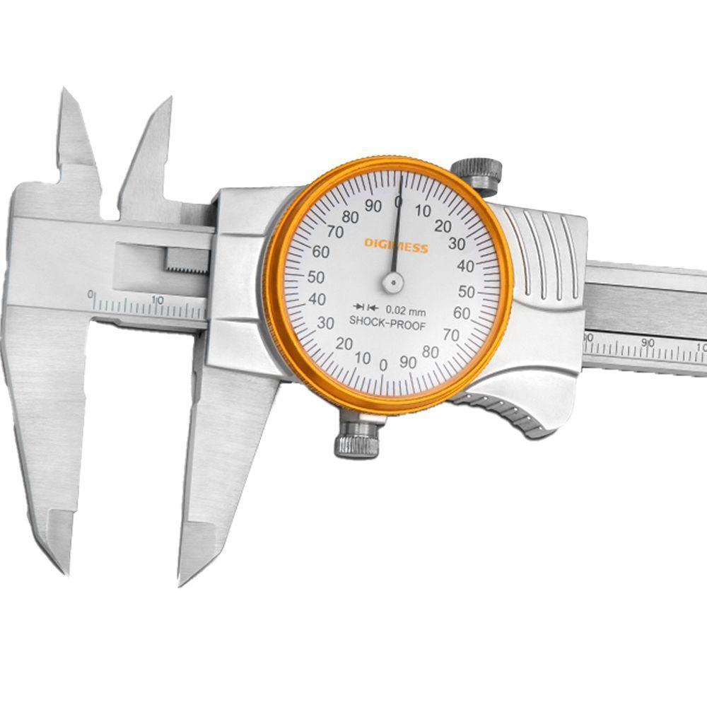 Paquímetro Com Relógio - 150mm - Graduação 0,01mm - Digimess