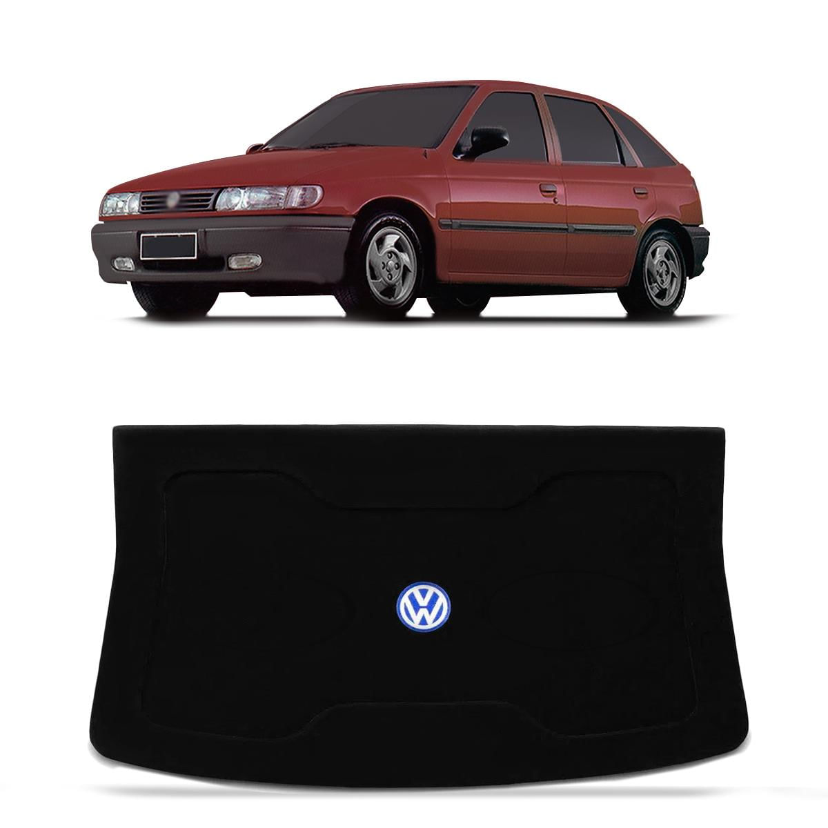 Tampão do Porta Malas Volkswagen Pointer 1994 a 1996 Preto Com Furo 6x9