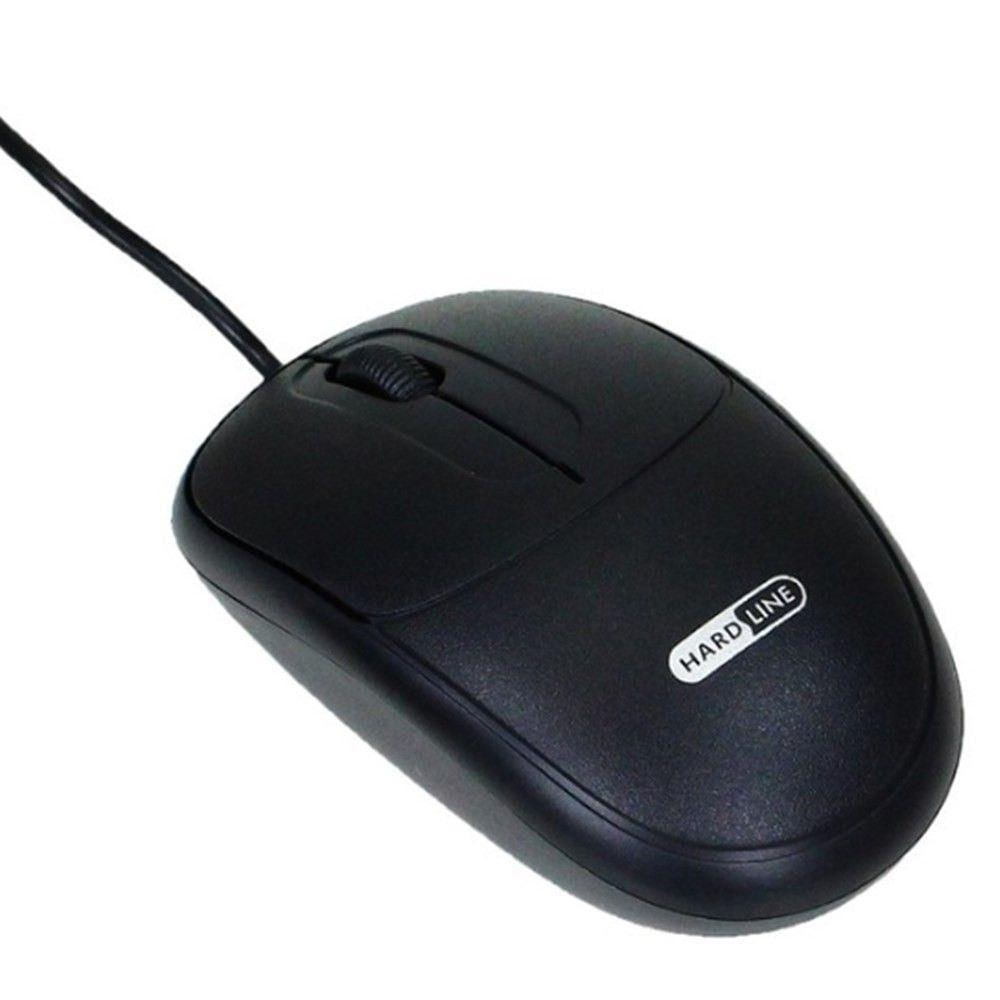 Mouse Usb para computador Preto Com Sensor Óptico