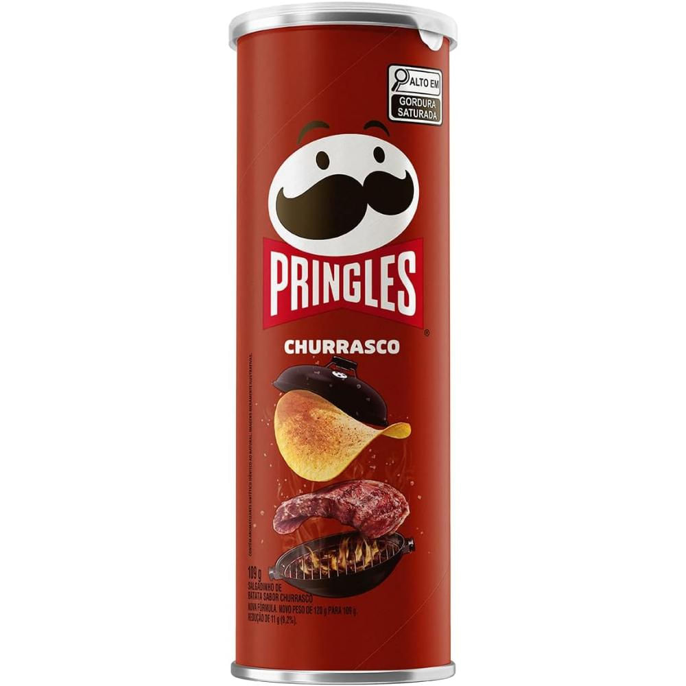 Pringles Churrasco 109g - Salgadinho de Batata