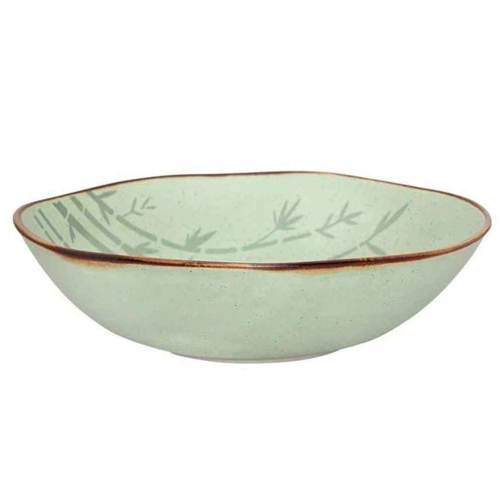 Saladeira De Porcelana 26 Cm De 1600 Ml Ryo Bambu Oxford