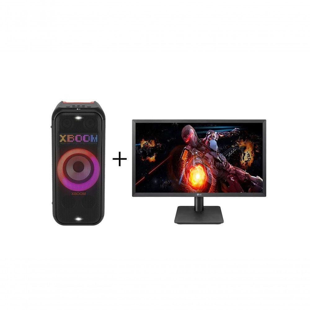 Monitor Gamer 1,5" Full HD 75Hz + Caixa de Som LG IPX4 XL7S