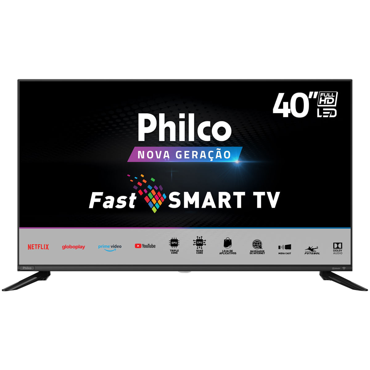 Fast Smart TV Philco 40" PTV40G60SNBL LED Bivolt