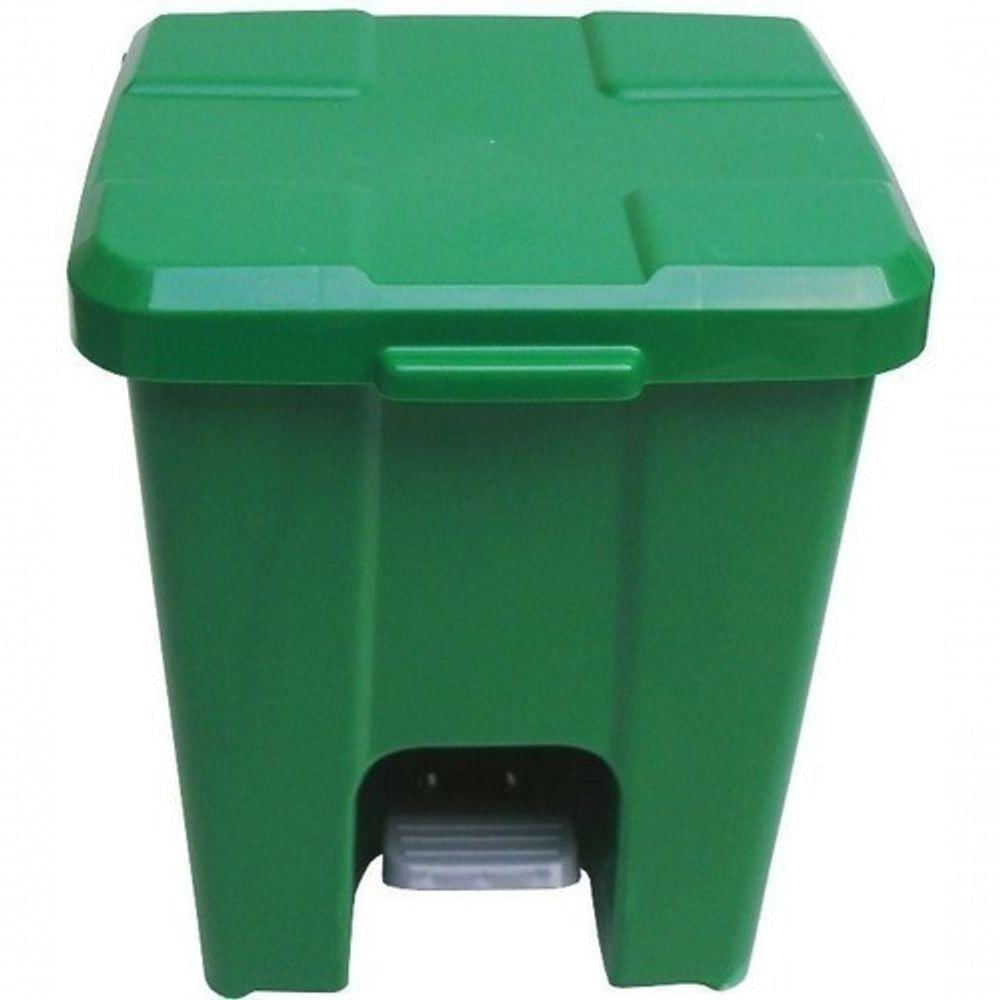 Cesto De Lixo 15 Litros Com Pedal Cor:verde