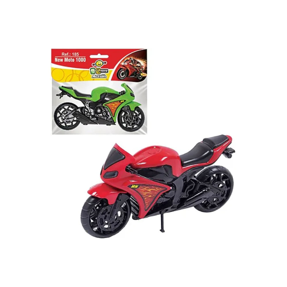 Brinquedo New Moto 1000 Solapa Sortido - Bs Toys New Moto 1000 Na Solapa Sortido - Bs Toys