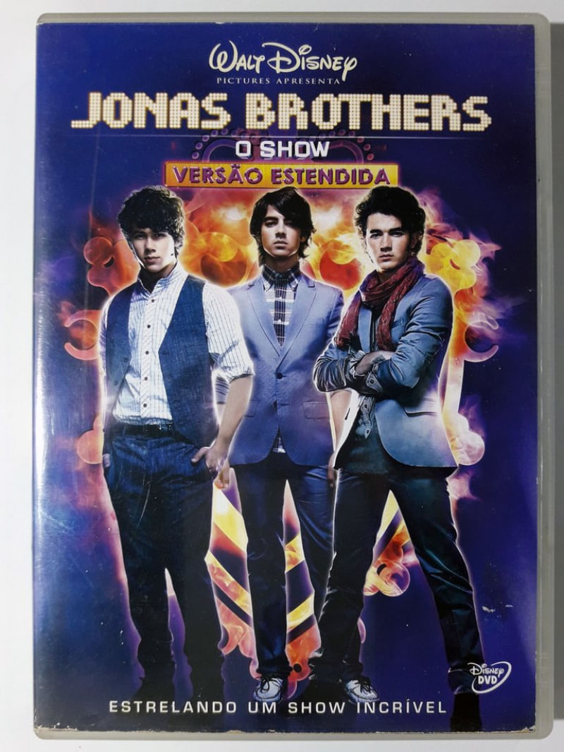 DVD Jonas Brothers O Show Versão Estendida