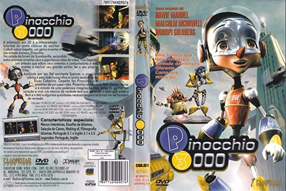 DVD Pinocchio 3000