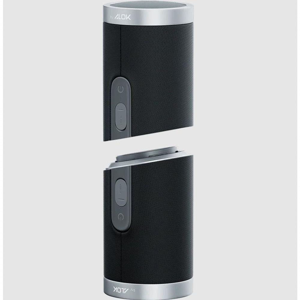 Caixa De Som Waaw By Alok Us 200sb Duo Bluetooth Resistente à água 20w Rms Tws