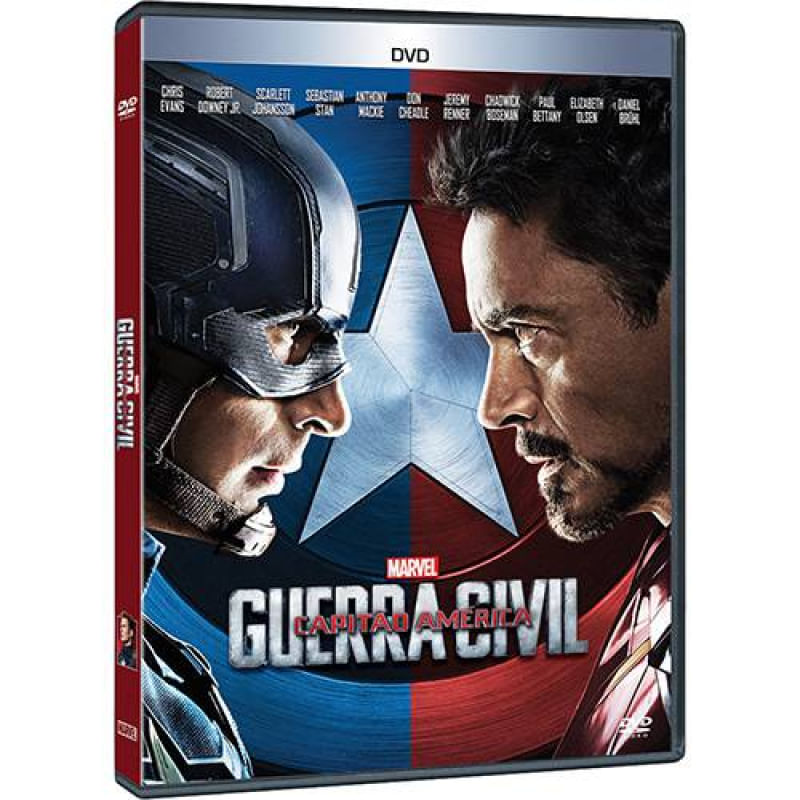 DVD Marvel Capitão America 3 Guerra Civil