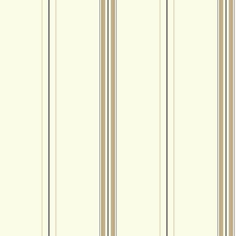 Papel de Parede Waverly Stripes Harper Stripe Bege SV2731 - Rolo: 10m x 0,52m