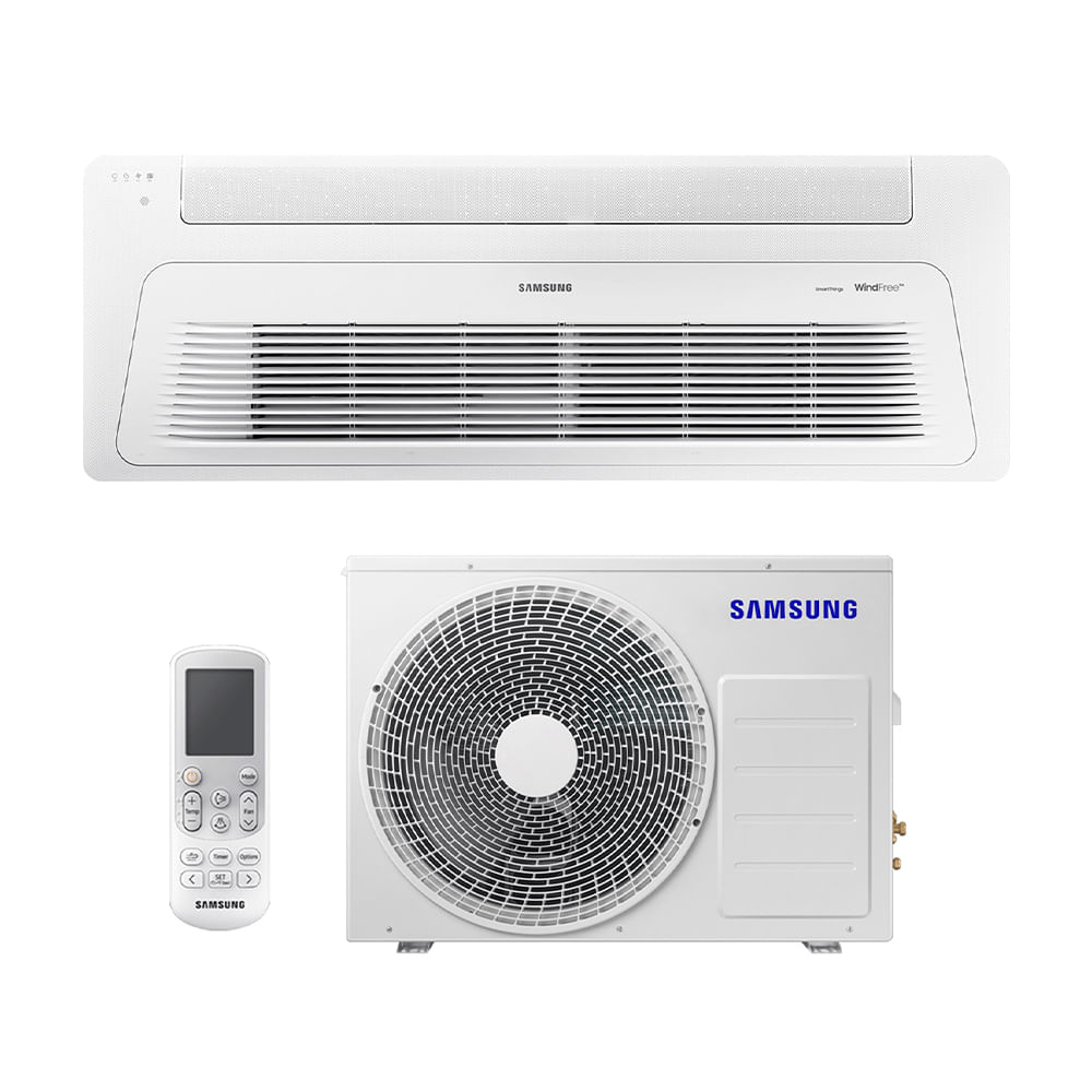 Ar Condicionado Inverter Samsung WindFree Cassete 1 Via 24.000 Btus Quente E Frio 220V R-32