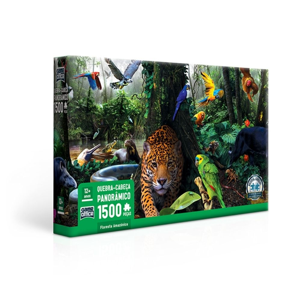 Quebra-cabeça Floresta Amazônica - Panorâmico - 1500 peças