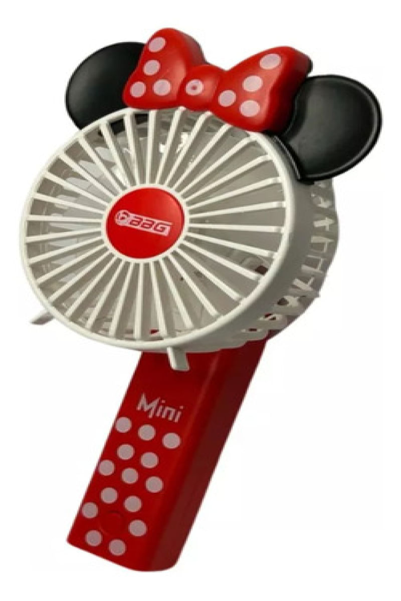 Mini Ventilador Mão Portátil Minnie Mouse Maquiagem Skincare