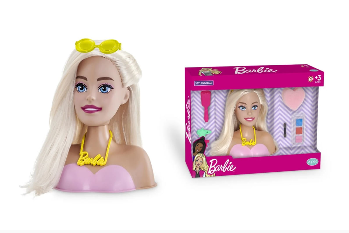 Barbie Styling Head Sparkle - Pupee 1242