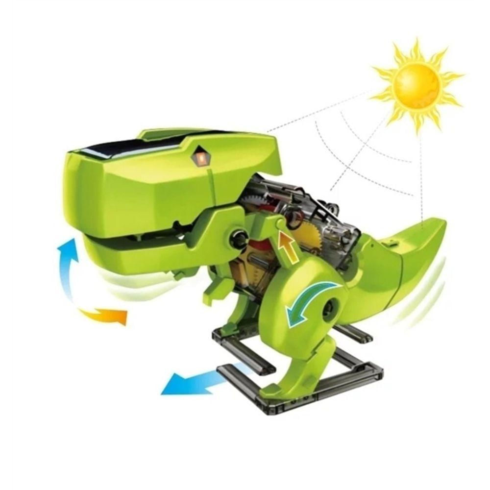Kit Robo Solar Brinquedo De Montar 3 Em 1