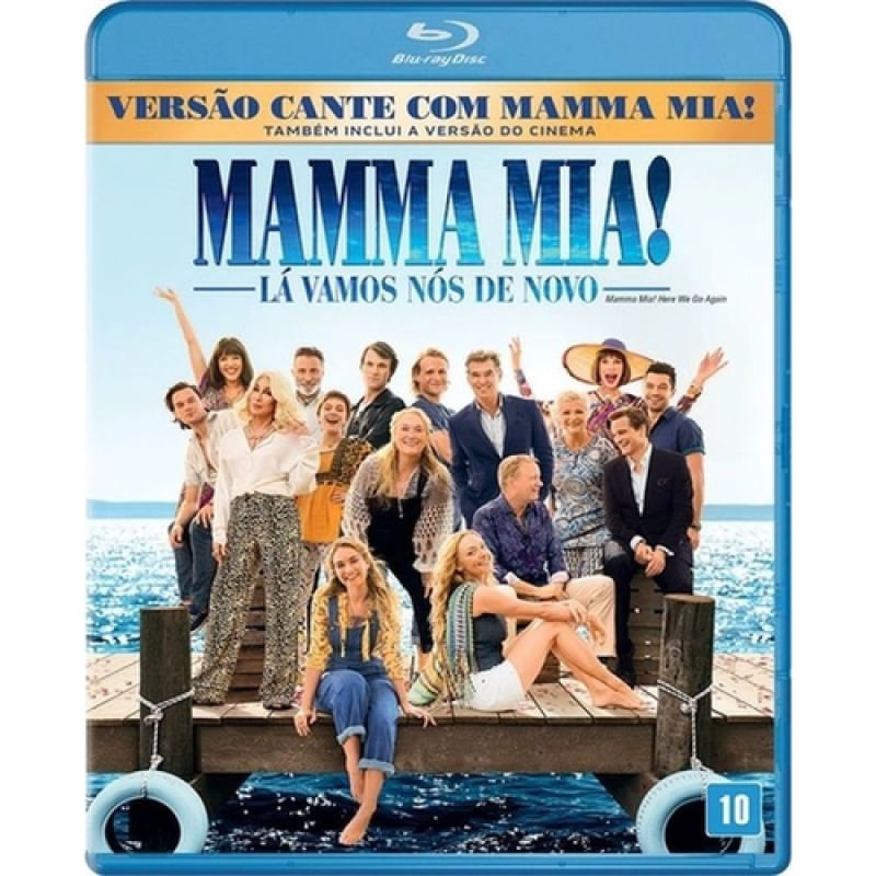 Blu-Ray Mamma Mia! Lá Vamos Nós De Novo
