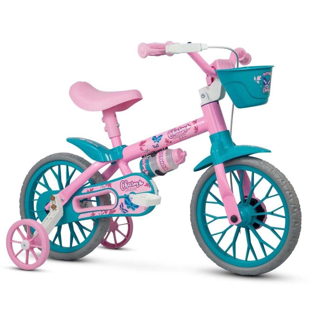 Bicicleta Infantil Aro 12 Nathor Charm