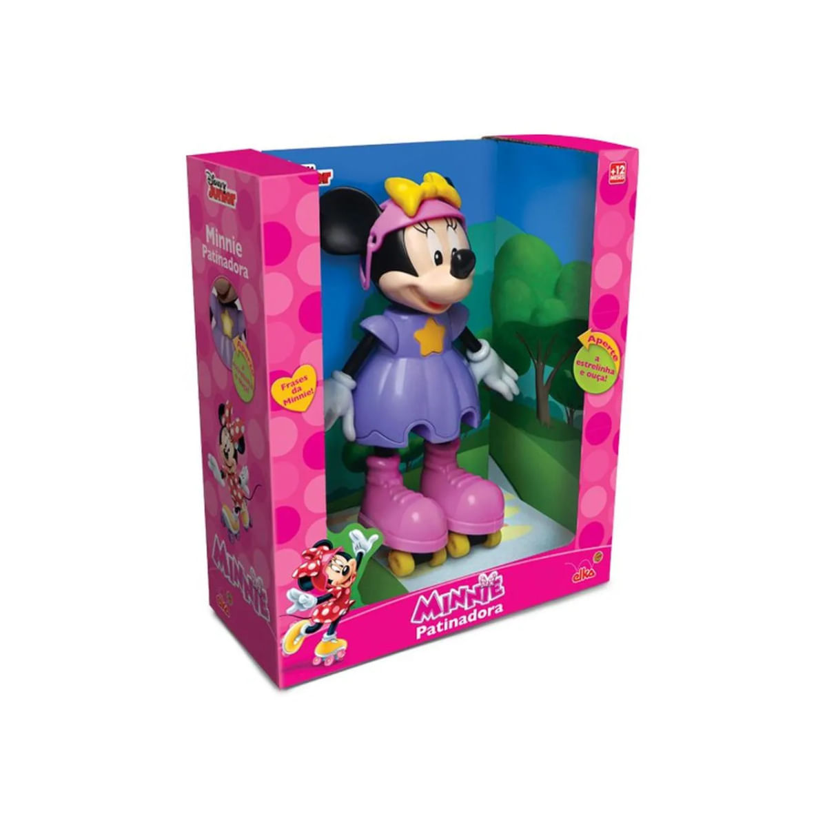 Boneca Minnie Patinadora Disney - Elka