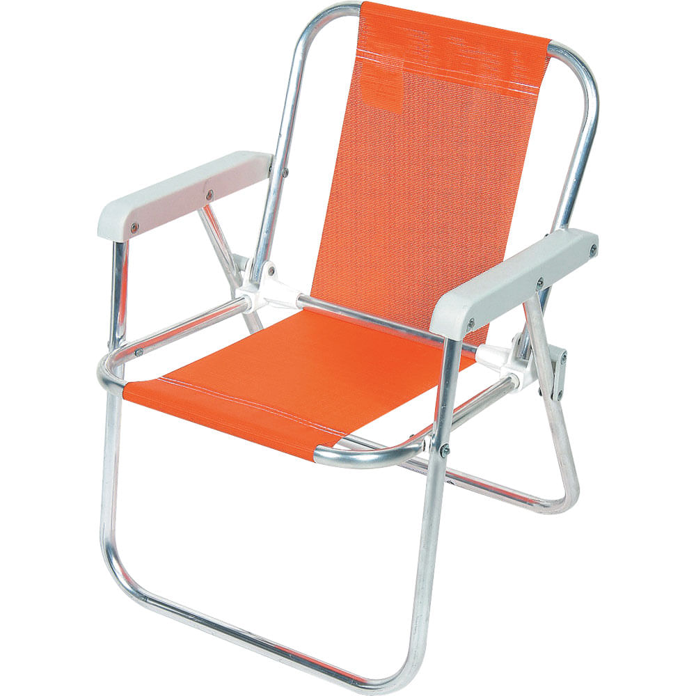 Cadeira de Praia Infantil Alumínio CAD032 Botafogo Lar & Lazer Sortida