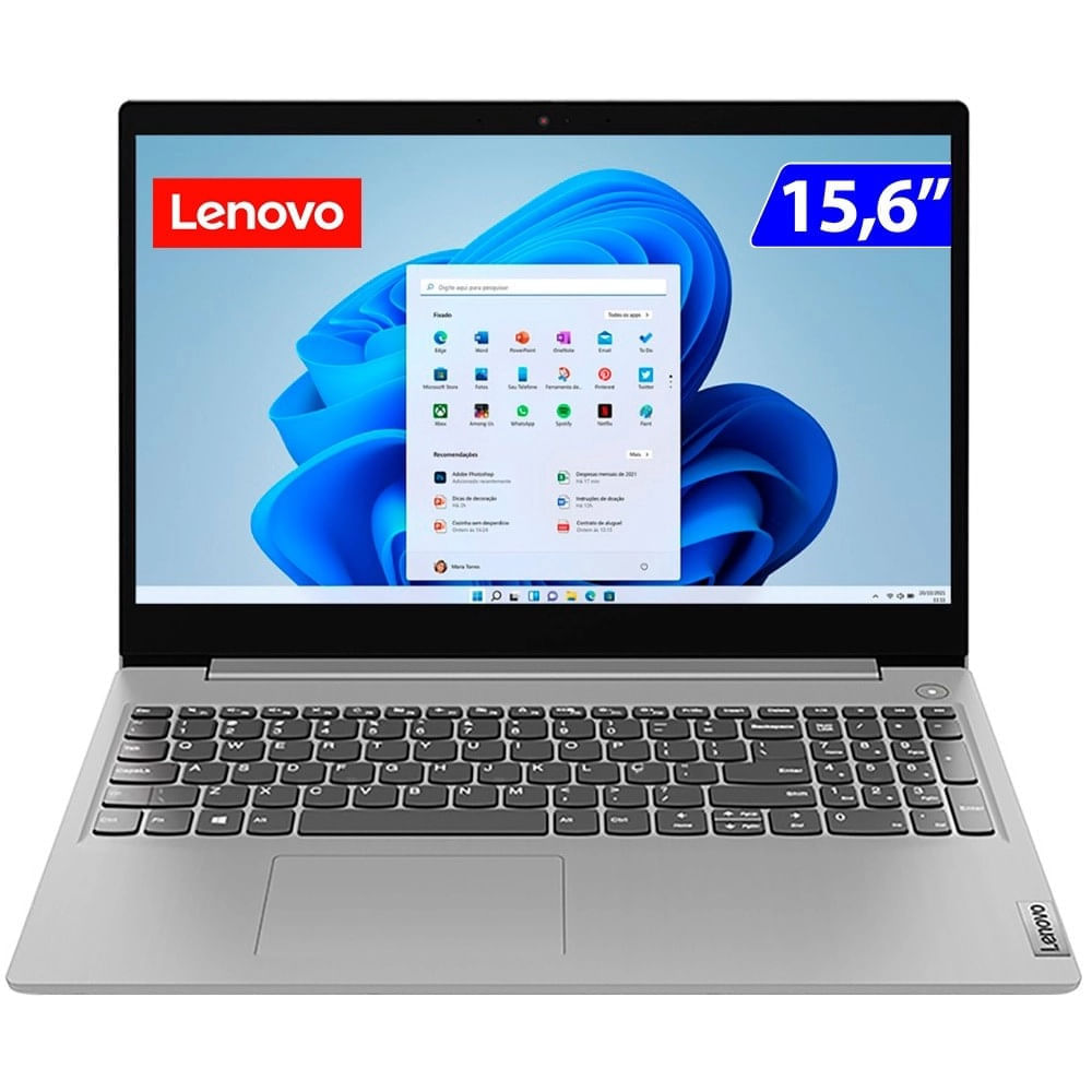 Notebook Lenovo IdeaPad 3i-15IML Intel Core i5 15,6" Placa MX330 256GB SSD 8GB RAM Windows 11
