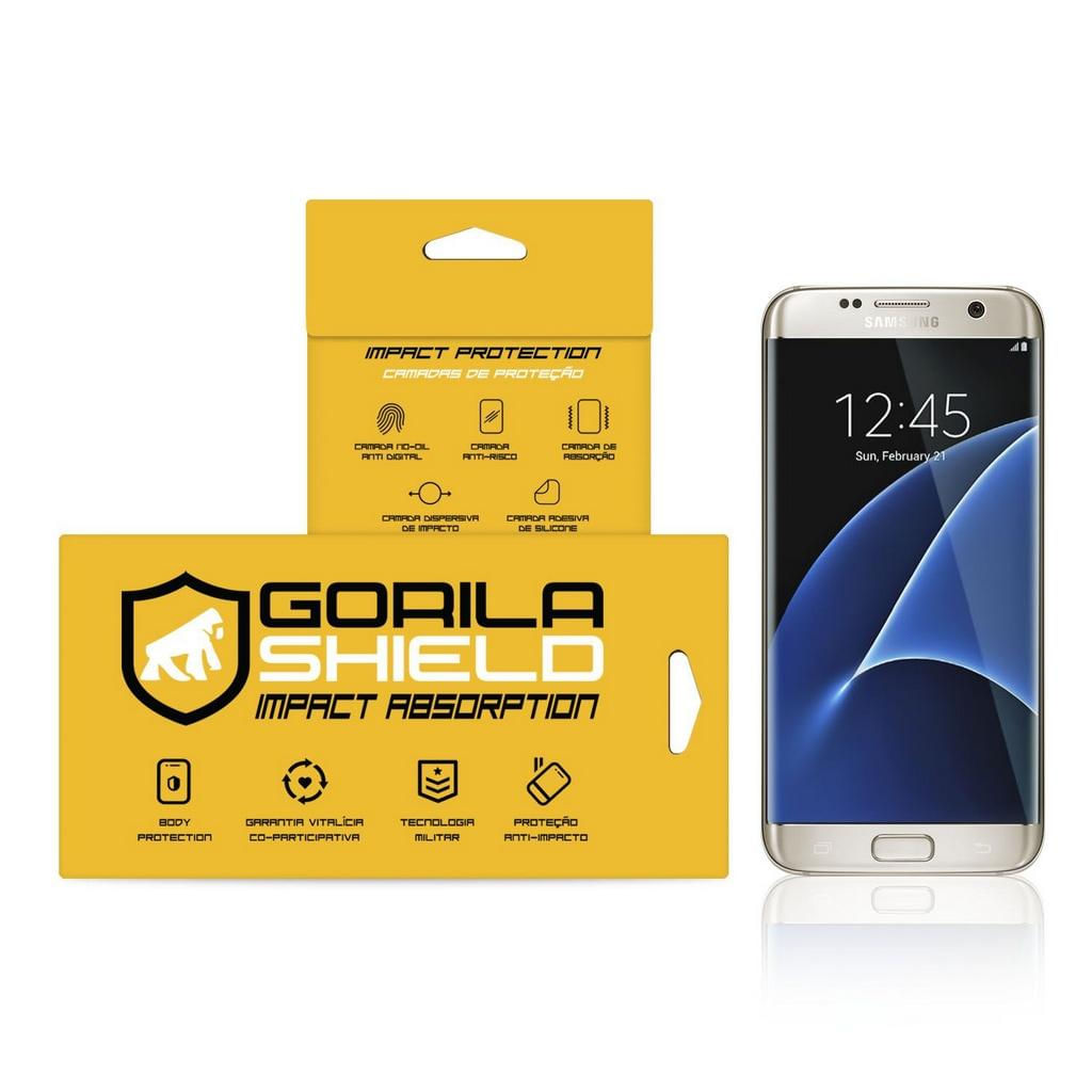 Película Nano Gel Dupla para Samsung Galaxy S7 Edge – Gorila Shield (Cobre toda tela)