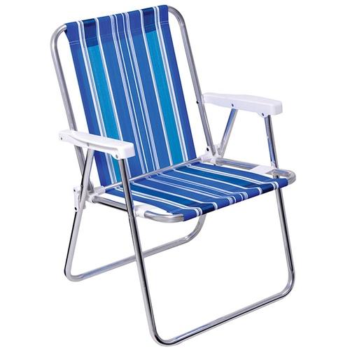 Cadeira de Praia Alta Alumínio Mor 2101 Sortido